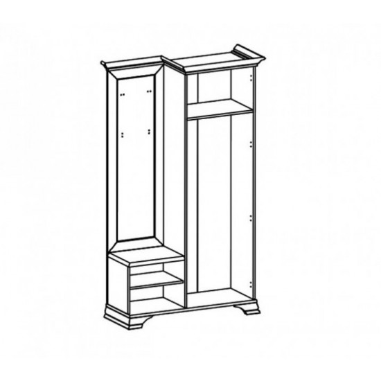  Прихожая БРВ Кентуки PPK/110P