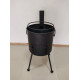 Stove for cauldron. Stove for a cauldron 30 cm, + removable short chimney