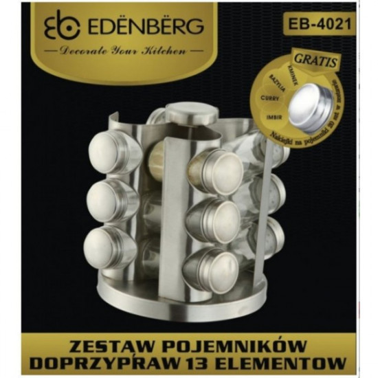 Spice set Edenberg EB-4021 12 jars + stand