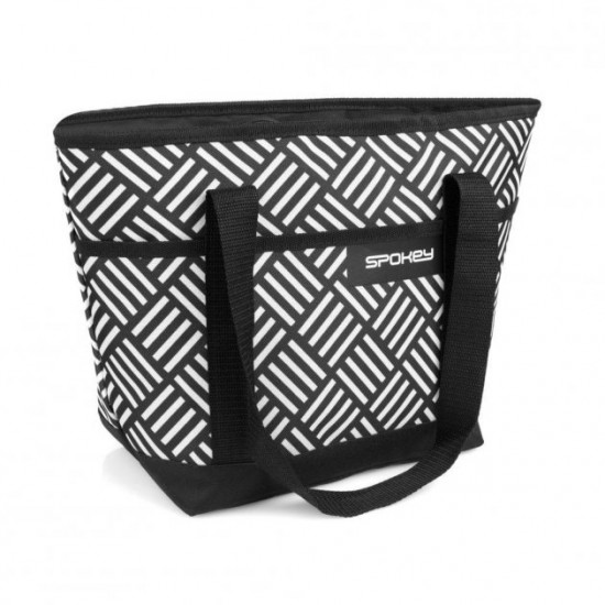 Beach thermal bag Spokey Acapulco White-black (925056)