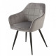 Chair Vetro M-62 (M-62) gray corduroy/velor black legs 450x700x8350