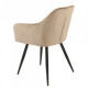 Chair Vetro M-62 (M-62) cappuccino corduroy/velor legs black 450x700x8350