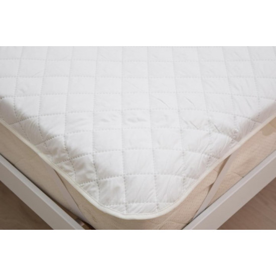 Mattress cover NOSTRA Waterproof Polyester Aqua Stop 90x200 White (2930910080671)