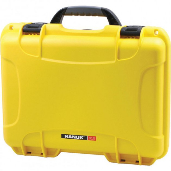 Waterproof plastic case with foam Nanuk Case 910 With Foam Yellow (910-1004)