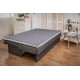 Mattress topper “Fog” Gray-White collection 125x180