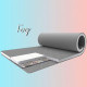 Mattress topper “Fog” Gray-White collection 125x180