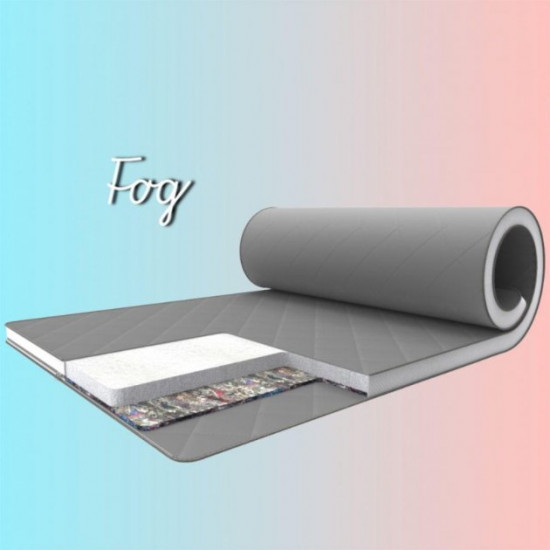 Mattress topper “Fog” Gray-White collection 135x190