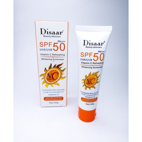  Крем солнцезащитный Disaar Vitamin C Refreshing SPF 50 PA+++ Sunscreen, Famous Care