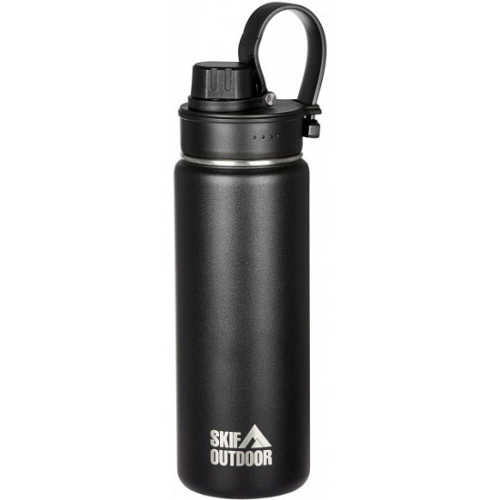 Термопляшка Skif Outdoor Sporty Plus 0.53 л Чорна (3890147)