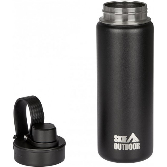 Термопляшка Skif Outdoor Sporty Plus 0.53 л Чорна (3890147)