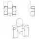 Dressing table 2 Companite White (nymphea alba)