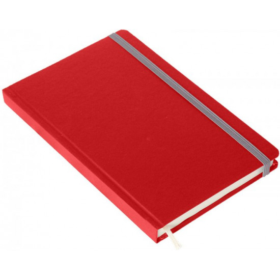 Notebook Berganote Fino A5 13x21 cm 224 pages checkered Red (2130bn-02)