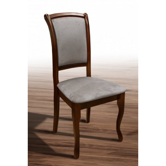 Wooden chair with soft back Mix Furniture Lord dark walnut