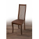 Wooden chair with backrest Mix Furniture Jasmine dark walnut