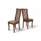 Wooden chair with backrest Mix Furniture Jasmine dark walnut