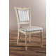 Wooden chair with soft back Mix Furniture Sicily woven bone