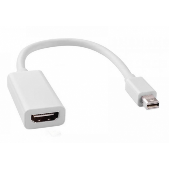 Адаптер-перетворювач для MacBook IMac ноутбуків ПК Mini DisplayPort в HDMI, білий