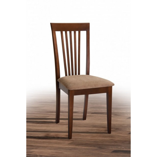 Wooden chair with backrest Mix Furniture Milan walnut