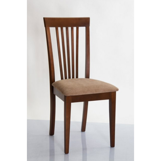 Wooden chair with backrest Mix Furniture Milan walnut