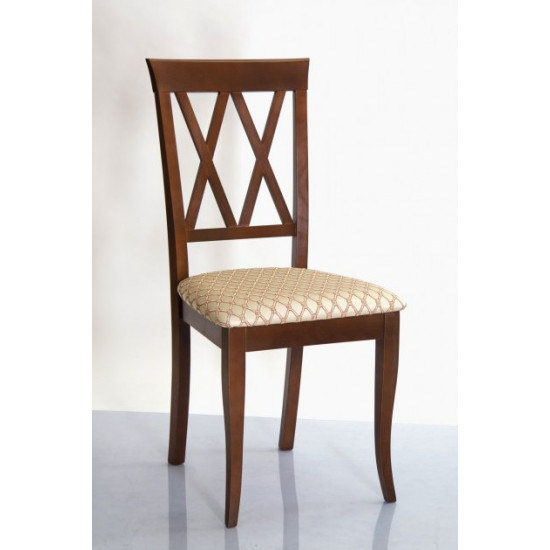 Wooden chair with backrest Mix Furniture Venice walnut