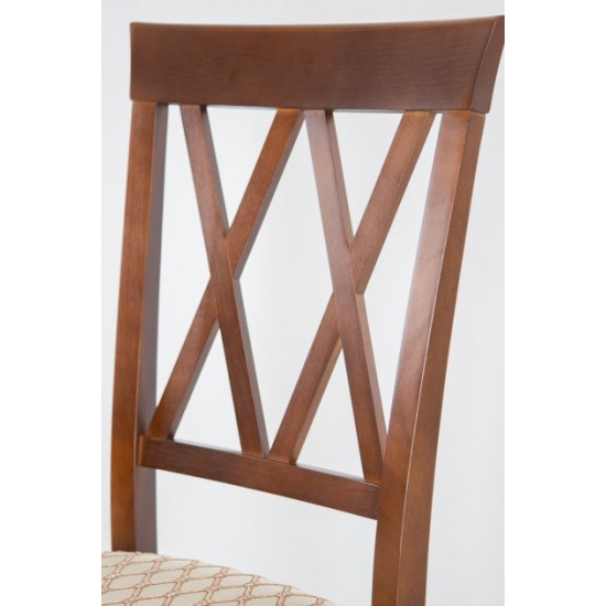 Wooden chair with backrest Mix Furniture Venice walnut