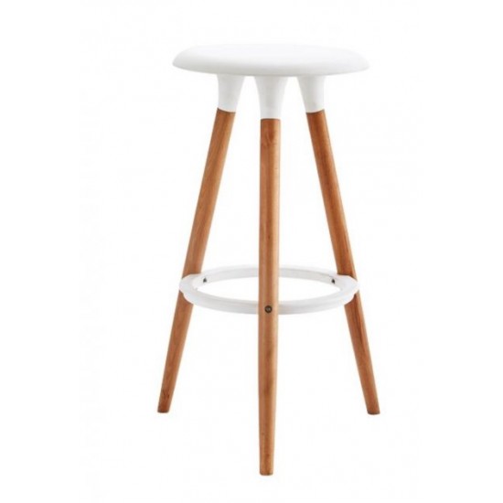 Bar stool Odin BAR 75 Onder Mebli White 07