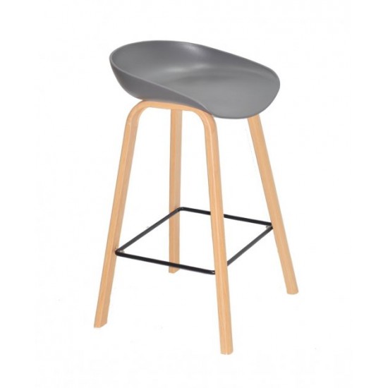 Bar stool Konor BAR 75 Onder Mebli Gray 21