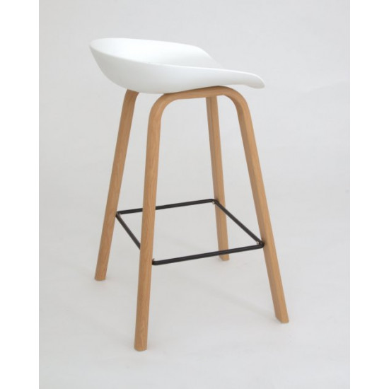 Bar stool Konor BAR 75 Onder Mebli White 07