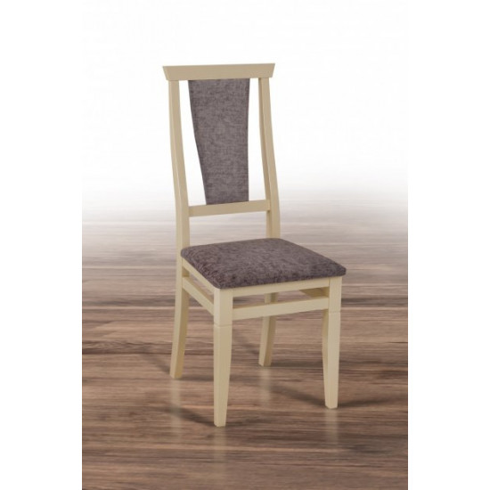 Wooden chair with soft back Mix Furniture Chumak ivory argo