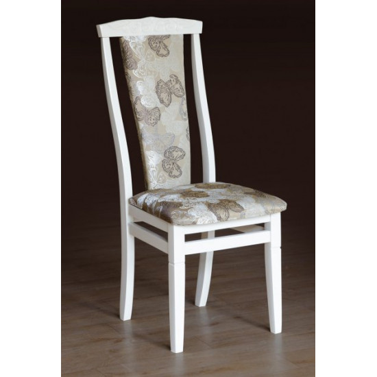 Wooden chair with soft back Mix Furniture Chumak-2 ivory