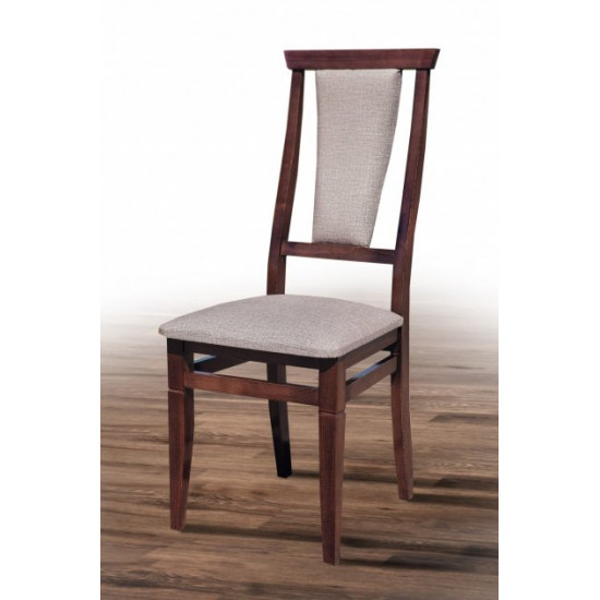 Wooden chair with soft back Mix Furniture Chumak dark walnut