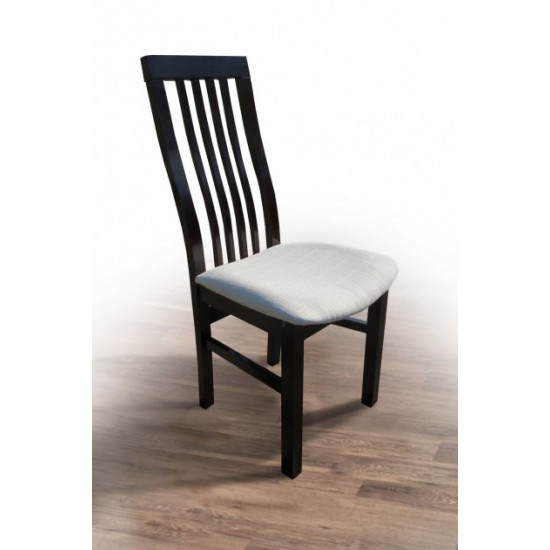 Wooden chair with backrest Mix Furniture Premier dark walnut