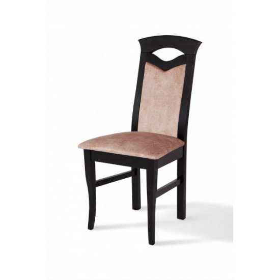 Wooden chair with backrest Mix Furniture Milan wenge - chocolate