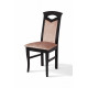 Wooden chair with backrest Mix Furniture Milan wenge - chocolate