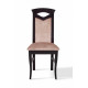 Wooden chair with backrest Mix Furniture Milan wenge - chocolate