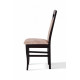 Wooden chair with backrest Mix Furniture Milan wenge - chocolate