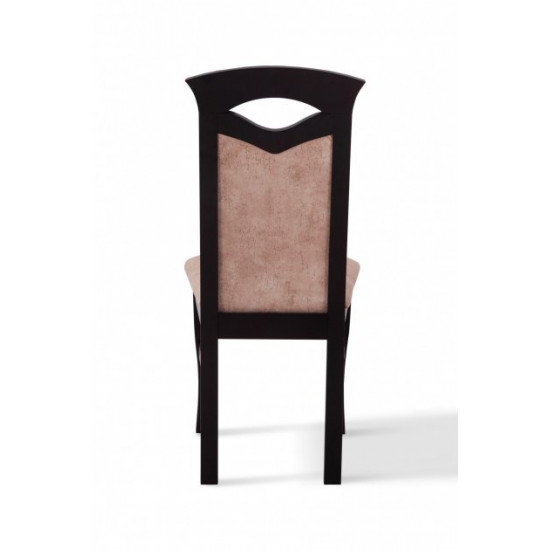 Wooden chair with backrest Mix Furniture Milan wenge - chocolate