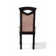 Wooden chair with backrest Mix Furniture Milan wenge - chocolate