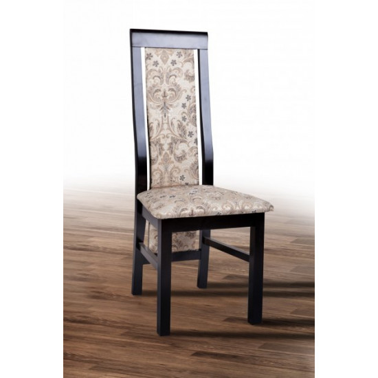 Wooden chair with backrest Mix Furniture Catherine wenge - chocolate