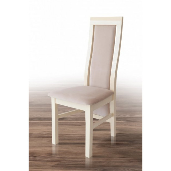 Wooden chair with back Mix Furniture Katrin ivory