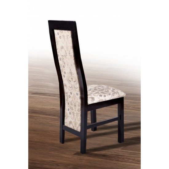 Wooden chair with backrest Mix Furniture Catherine wenge - chocolate