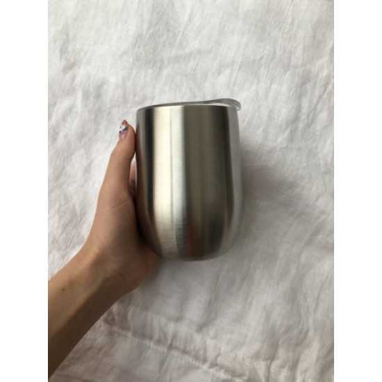 Thermal glass Egg cup (Egg-cup-silver) TARLINI home