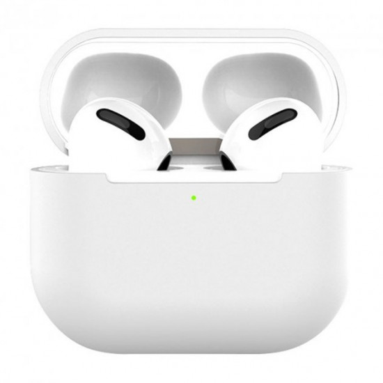  Белый силиконовый Чехол для наушников AirPods 3 QA Case