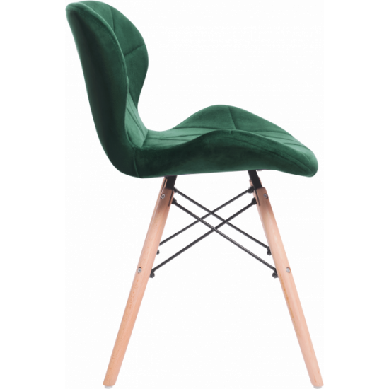 Chair GT Racer X-D28 Plus Velvet Dark Green