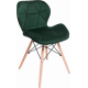 Chair GT Racer X-D28 Plus Velvet Dark Green