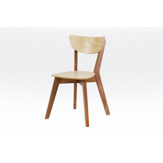 Wooden chair with backrest Mix Furniture Ronda walnut