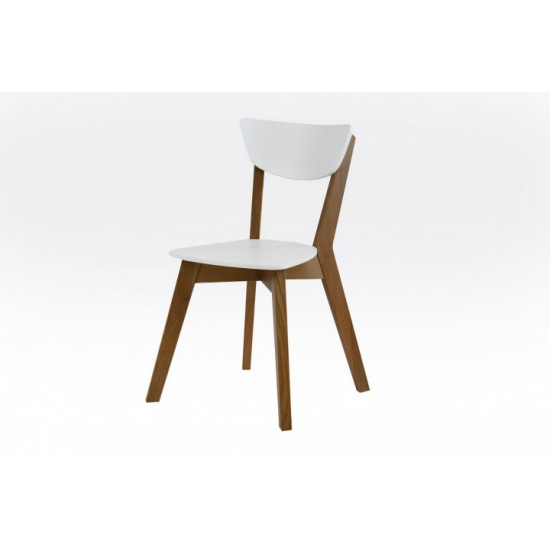 Wooden chair with backrest Mix Furniture Rondo walnut