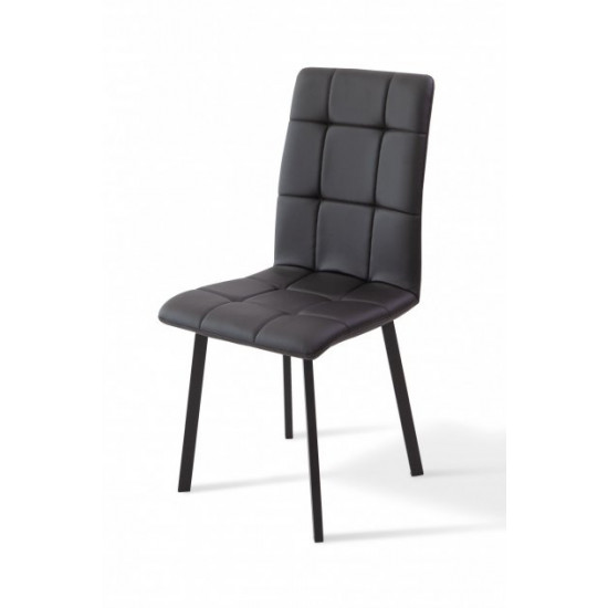 Wooden chair with soft back Mix Furniture Trinity black