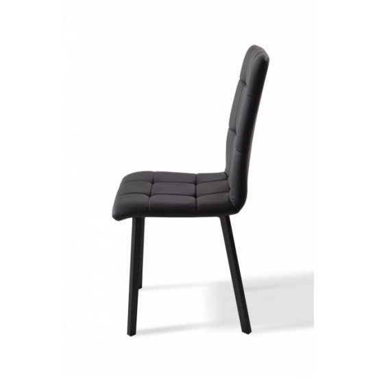 Wooden chair with soft back Mix Furniture Trinity black