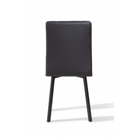 Wooden chair with soft back Mix Furniture Trinity black